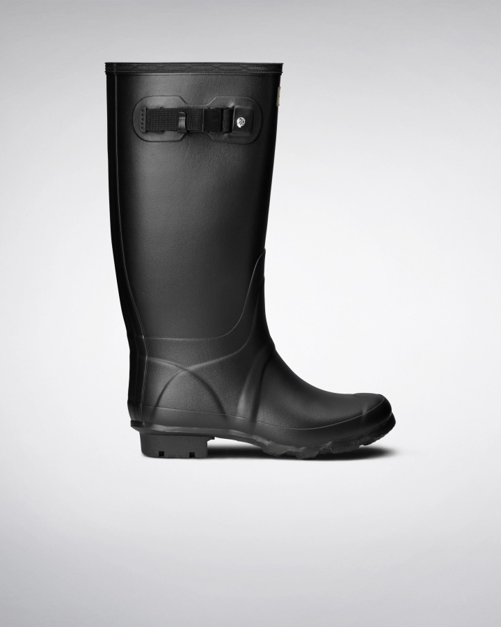 Hunter Women's Huntress Wide Leg Rain Boots Black
