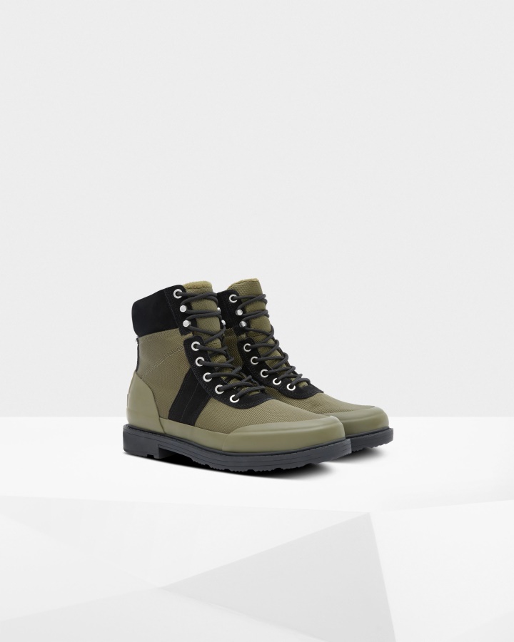 Hunter Women's Insulated Commando Boot Black-Olive