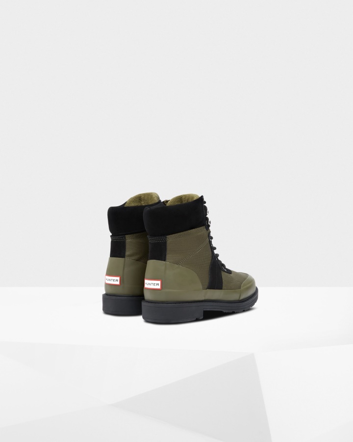 Hunter Women's Insulated Commando Boot Black-Olive