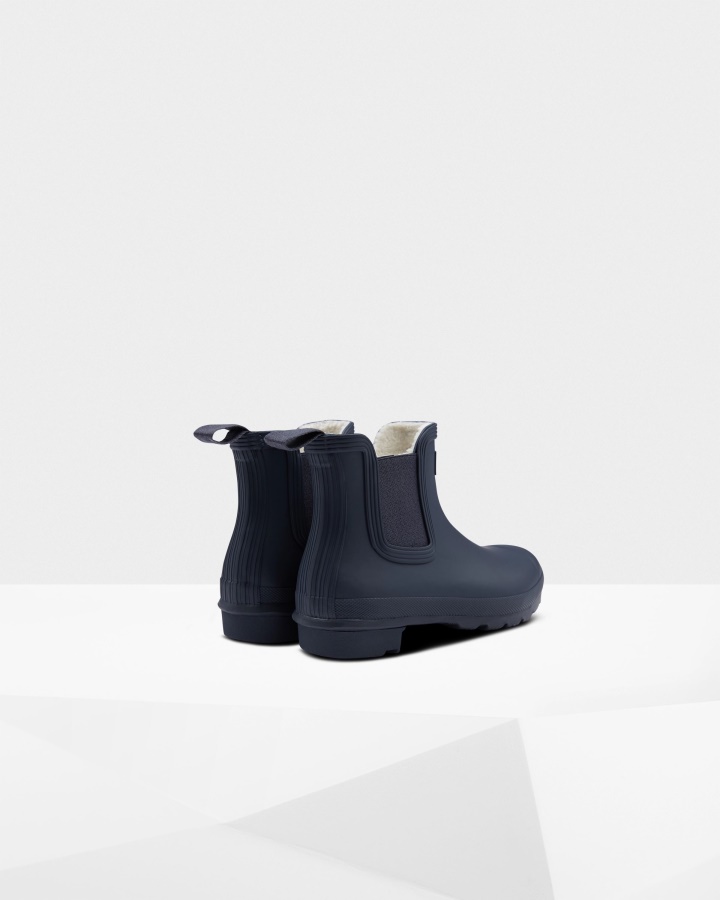 Hunter Women's Insulated Chelsea Boots Navy