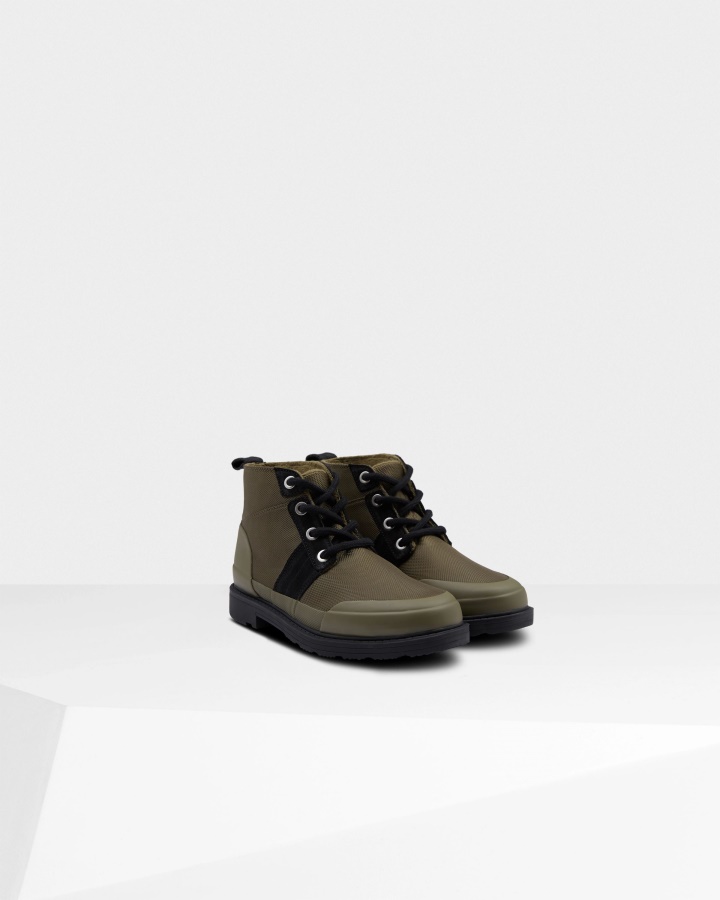 Hunter Women's Insulated Ankle Commando Boot Black-Olive