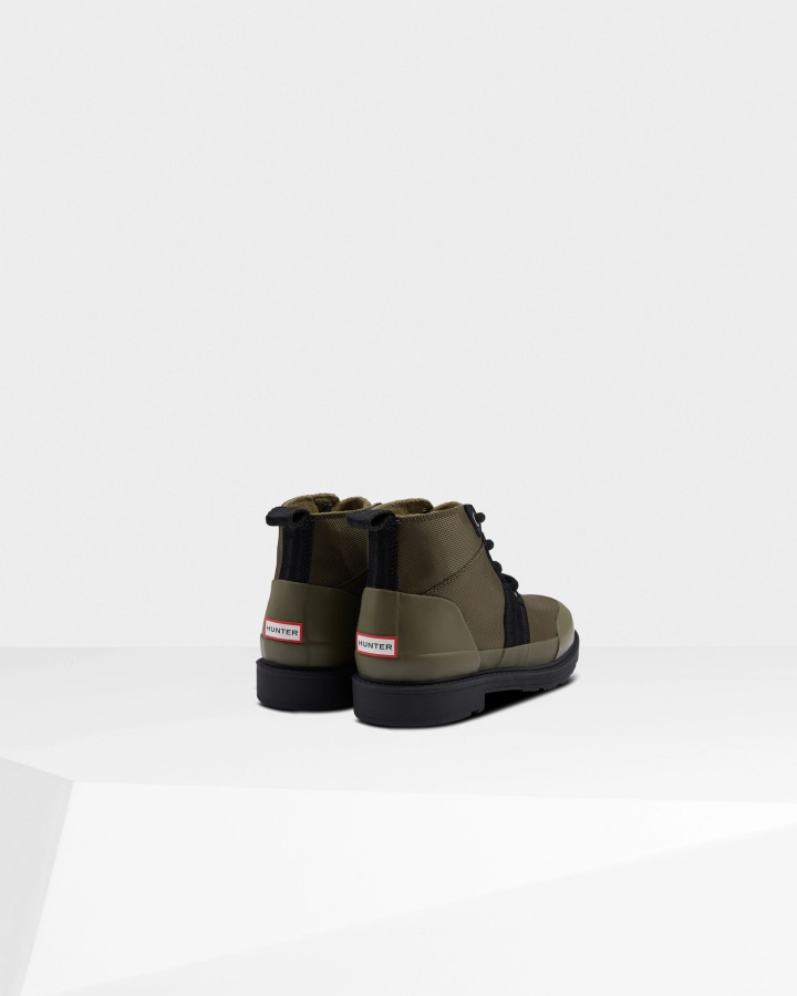 Hunter Women's Insulated Ankle Commando Boot Black-Olive