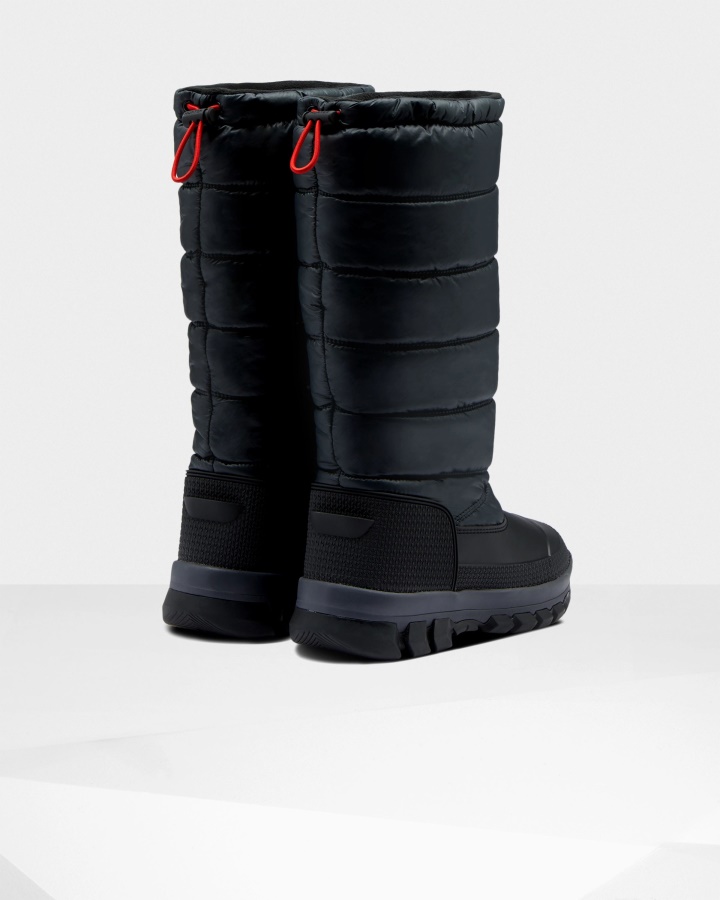 Hunter Women's Insulated Tall Snow Boots Black