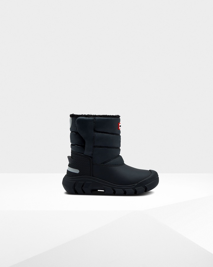 Hunter Little Kids (18 Months-6 Years) Insulated Snow Boots Black