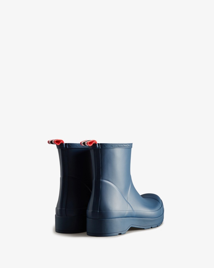 Hunter Men's Play Short Rain Boots Kerhuelen Navy
