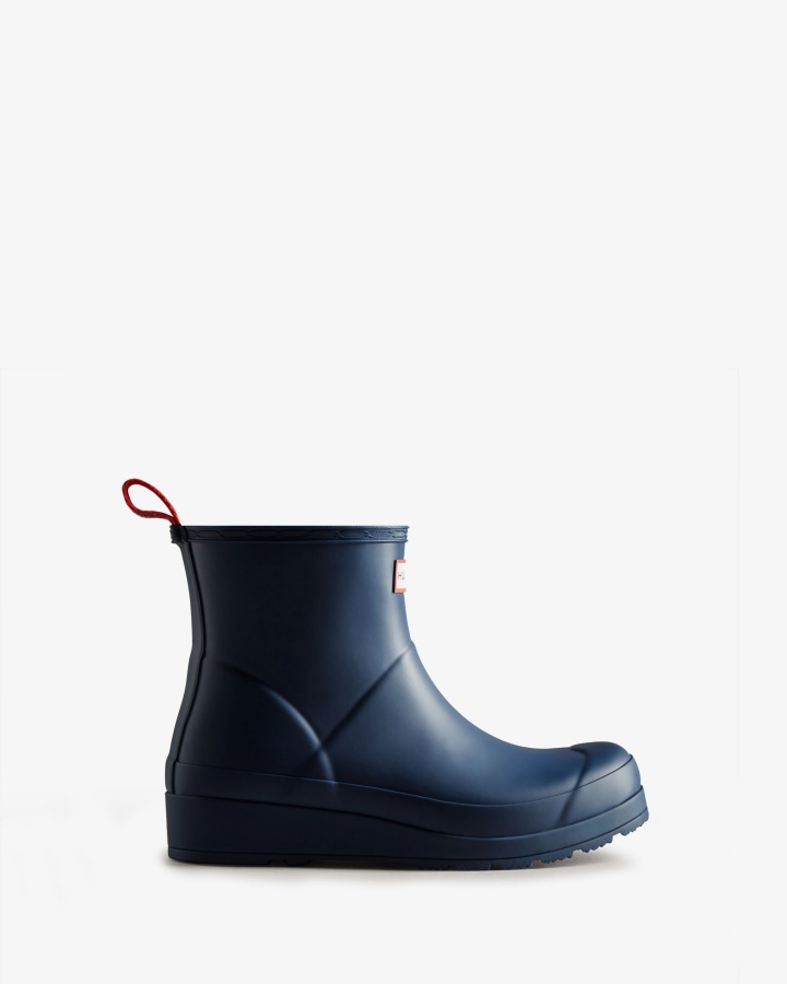 Hunter Women's Play Short Rain Boots Kerhuelen Navy