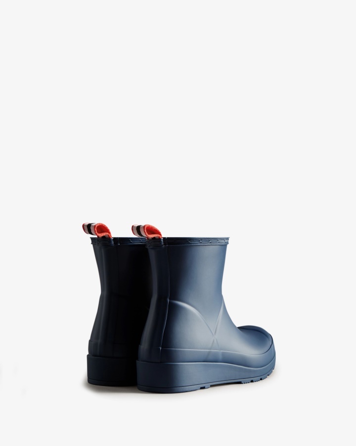 Hunter Women's Play Short Rain Boots Kerhuelen Navy