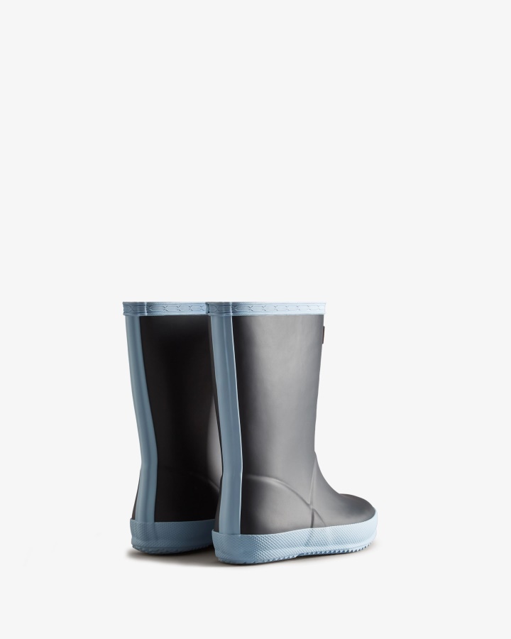 Hunter Kids First (18 Months-8 Years) Insulated Rain Boots Navy-Blue Frost