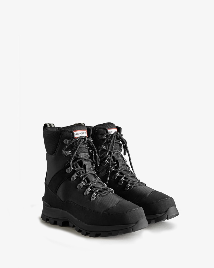Hunter Men's Insulated Recycled Polyester Commando Boots Black