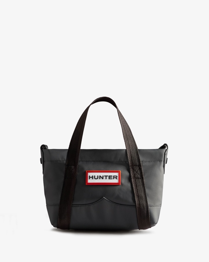 Hunter Nylon Mini Top Clip Tote Bag Navy