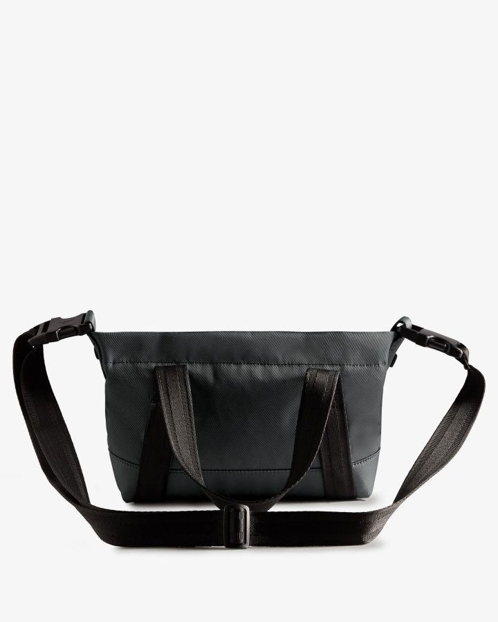 Hunter Nylon Mini Top Clip Tote Bag Navy