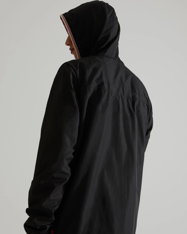 Hunter Men's Recycled Lightweight Packable Jacket Black