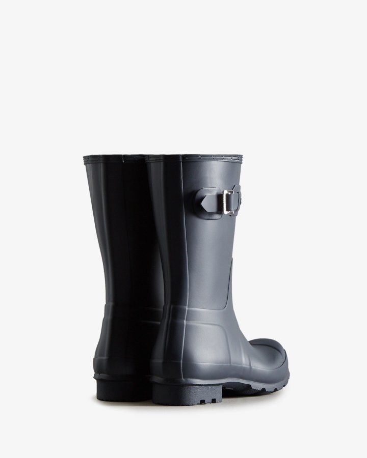 Hunter Men's Original Short Rain Boots Navy