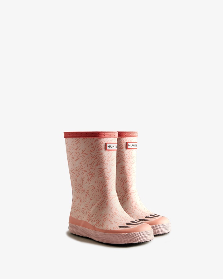 Hunter Kids First (18 Months-8 Years) Polar Bear Rain Boots Salt Pink