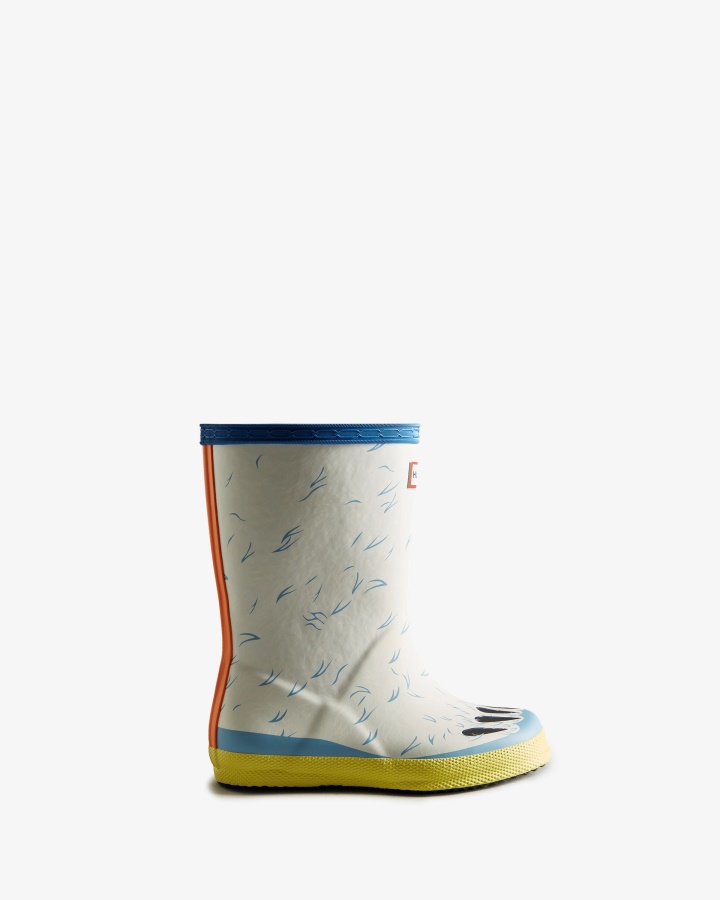 Hunter Kids First (18 Months-8 Years) Polar Bear Rain Boots White