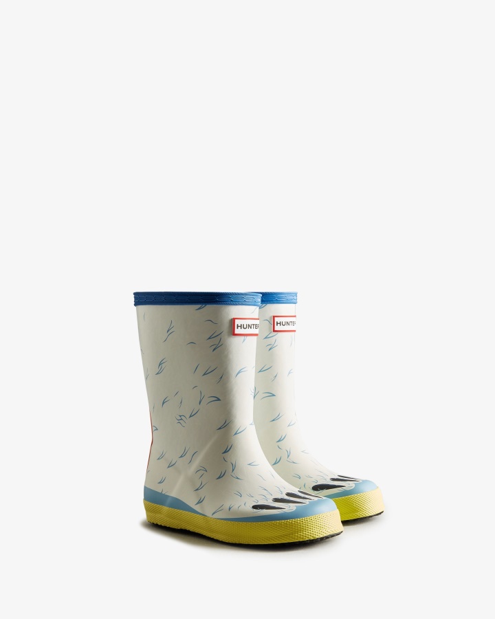 Hunter Kids First (18 Months-8 Years) Polar Bear Rain Boots White