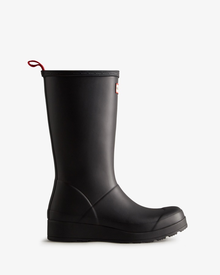 Hunter Women's Play Tall Rain Boots Black