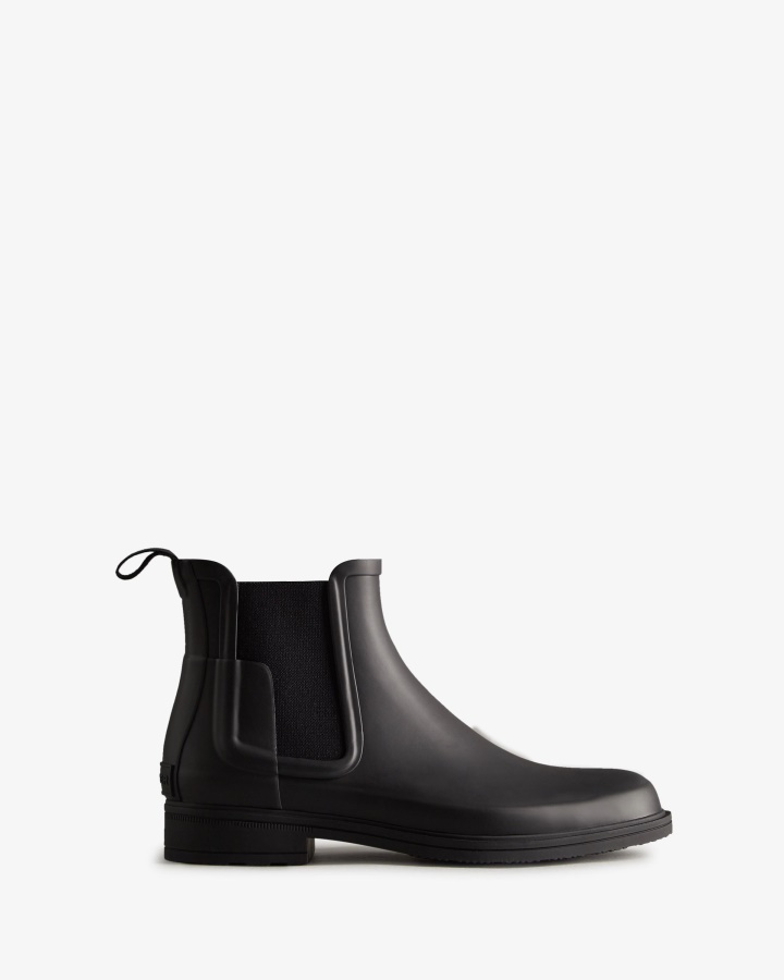 Hunter Men's Refined Slim Fit Chelsea Boots Black