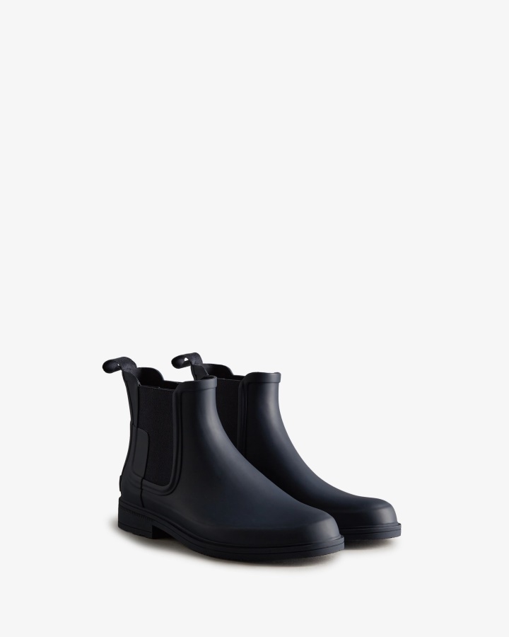 Hunter Men's Refined Slim Fit Chelsea Boots Navy