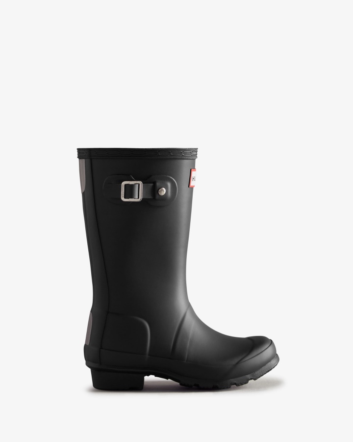 Hunter Original Big Kids (5-11 Years) Rain Boots Black