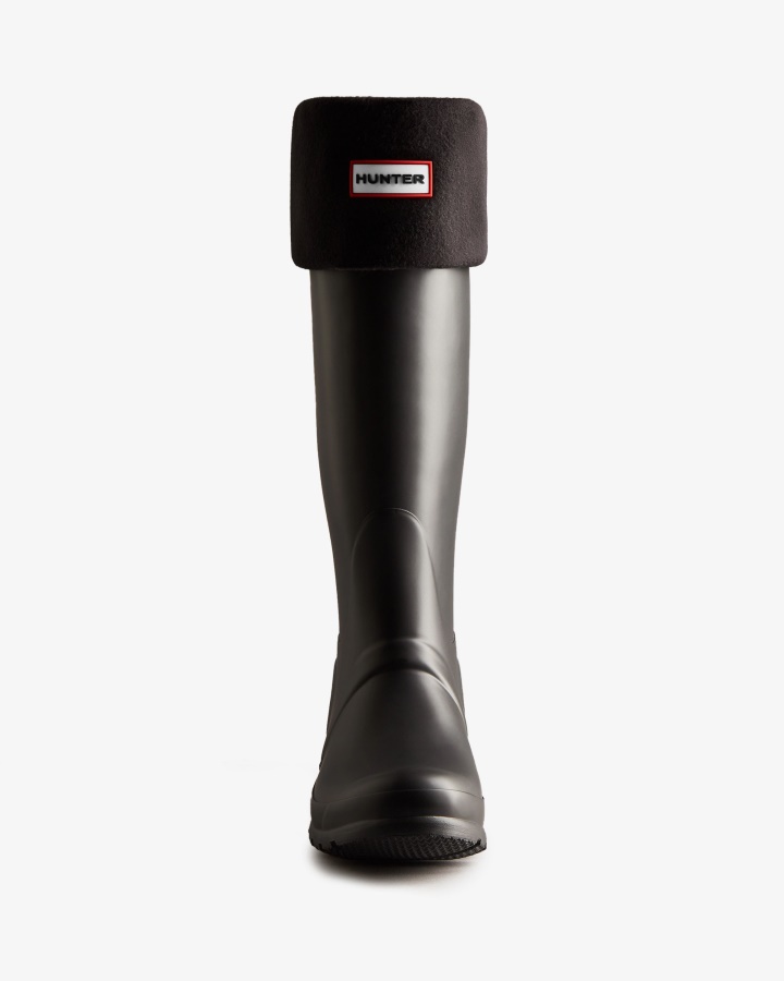 Hunter Recycled Fleece Cuff Wide Tall Boot Socks
