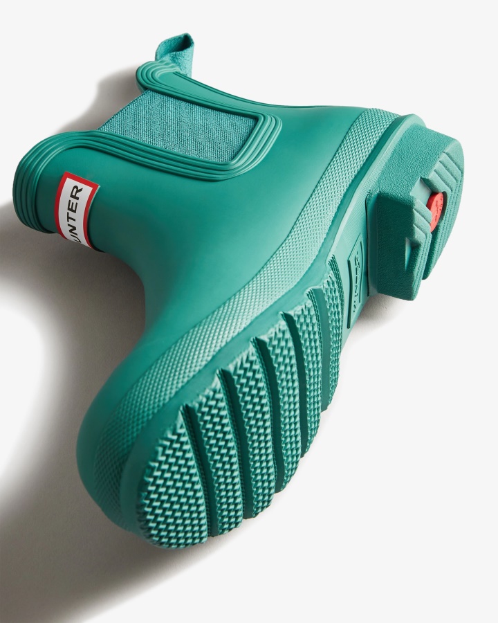 Hunter Women's Original Chelsea Boots Teal Thaw