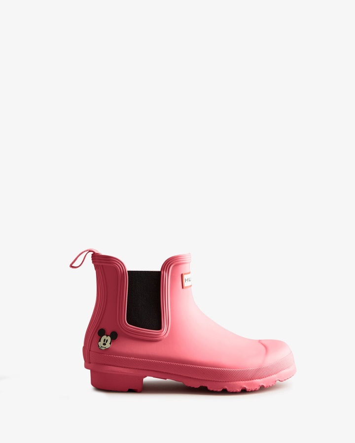 Hunter Women's Disney Chelsea Boots Pink Shiver