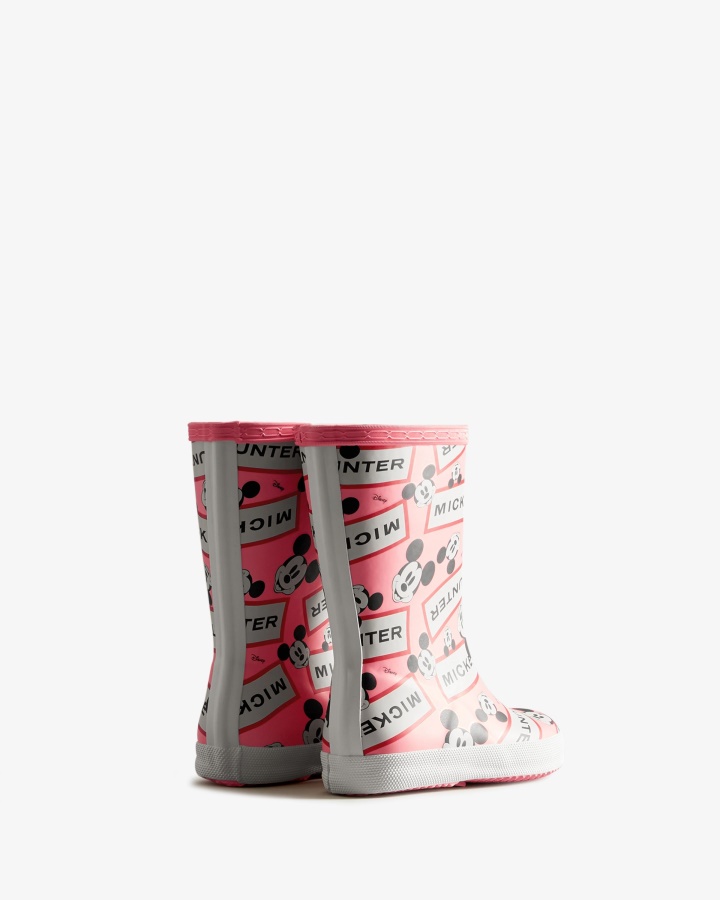 Hunter Kids First (18 Months-8 Years) Disney Rain Boots Pink Shiver