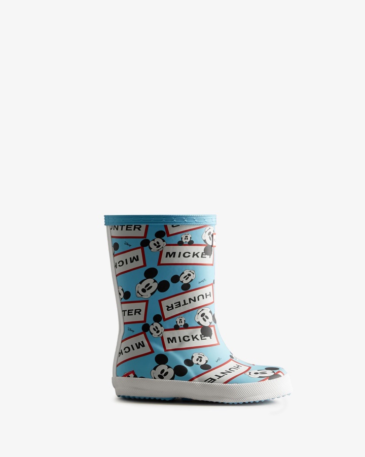 Hunter Kids First (18 Months-8 Years) Disney Rain Boots Borealis Blue