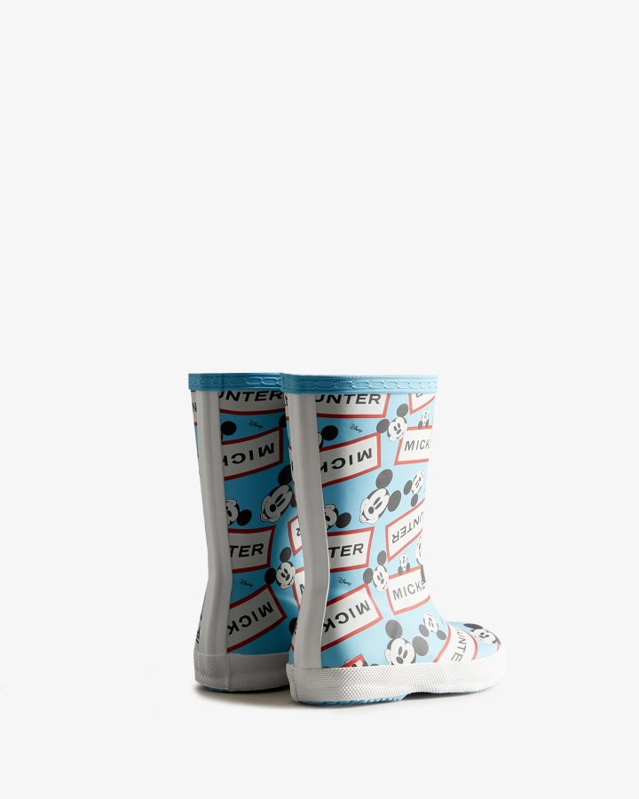 Hunter Kids First (18 Months-8 Years) Disney Rain Boots Borealis Blue