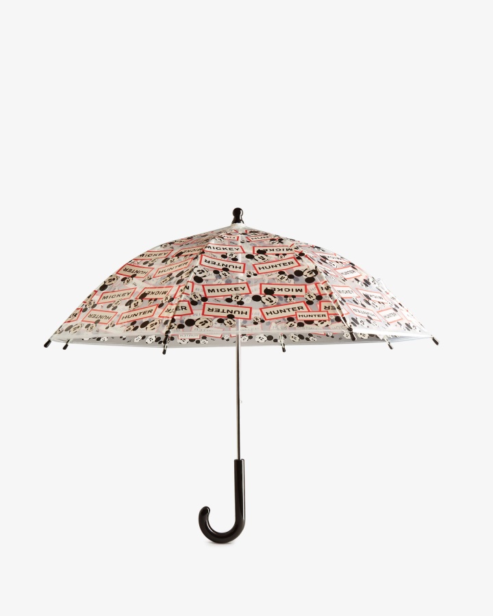 Hunter Kids Disney Moustache Umbrella Mickey Print