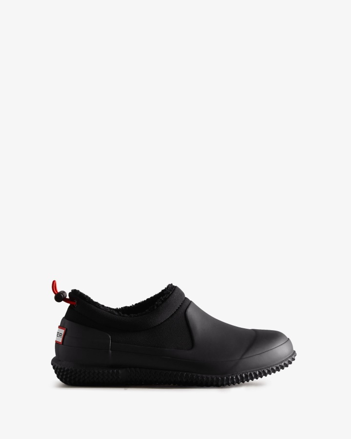 Hunter Women's Insulated Vegan Shearling Shoe Black