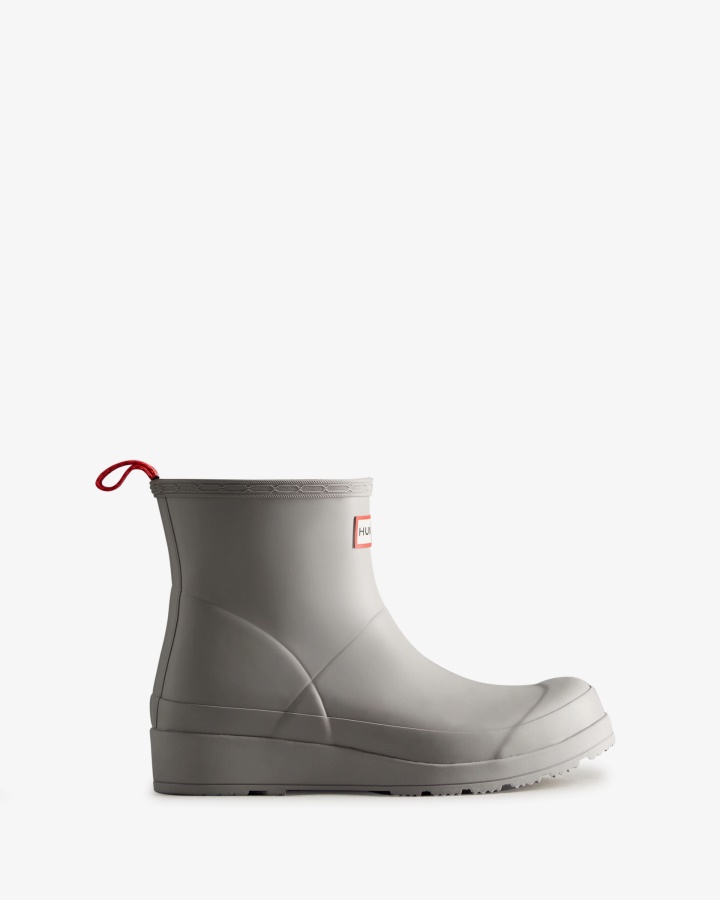 Hunter Women's Play Short Rain Boots Zinc Grey