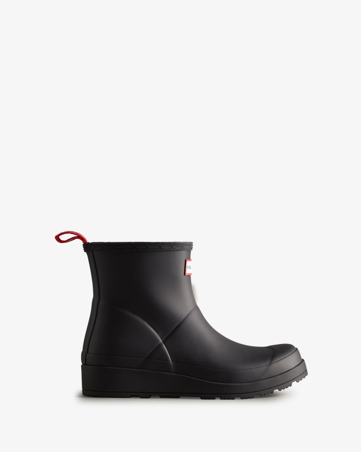 Hunter Women's Play Short Rain Boots Black