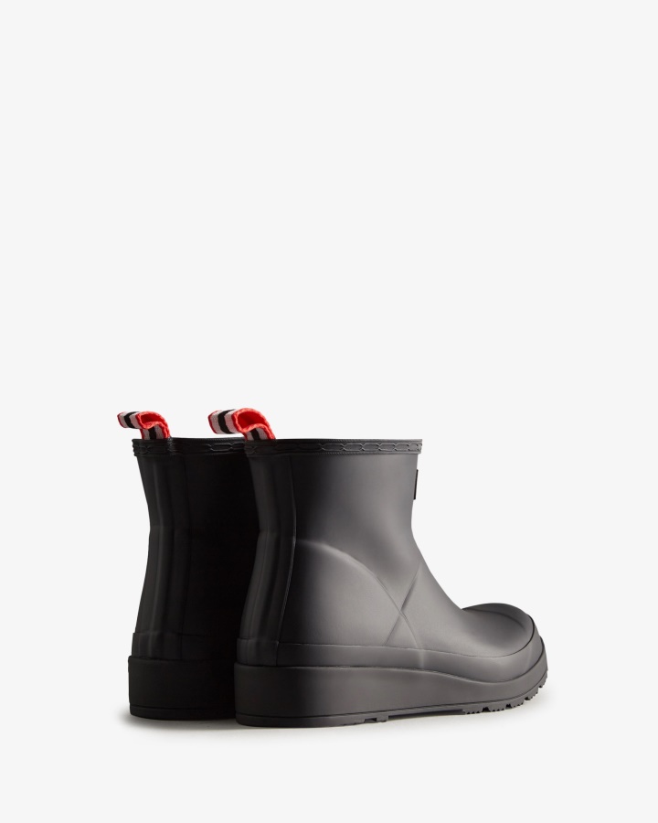 Hunter Women's Play Short Rain Boots Black