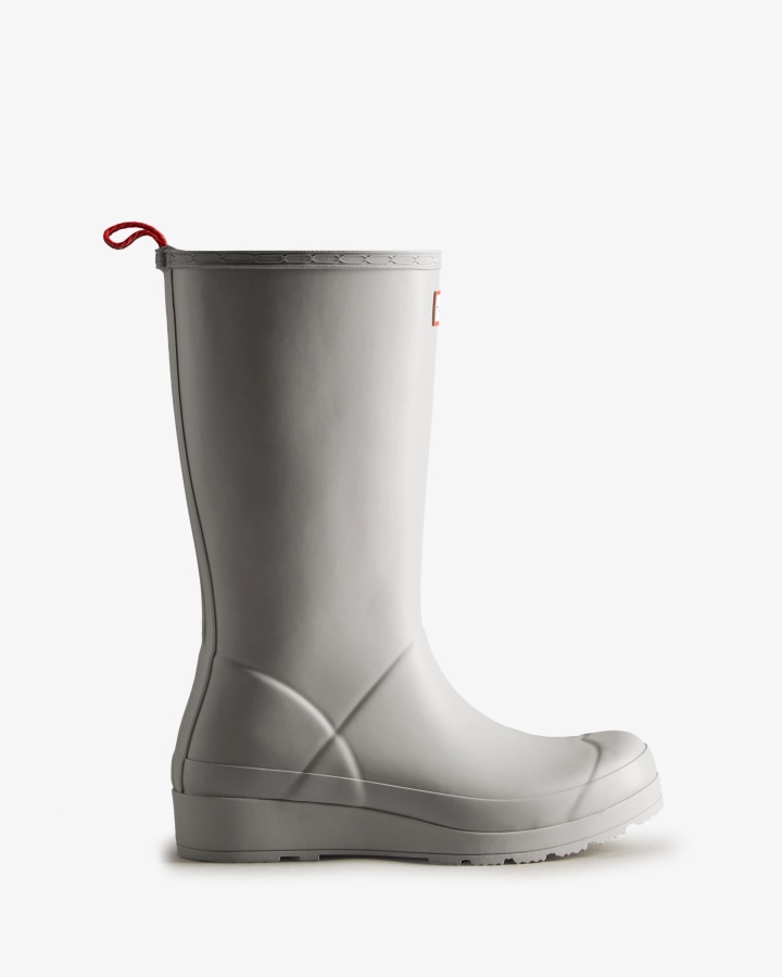 Hunter Women's Play Tall Rain Boots Zinc Grey