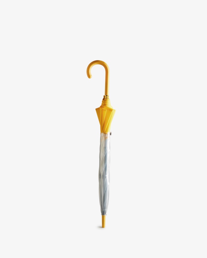 Hunter Moustache Bubble Umbrella Yellow