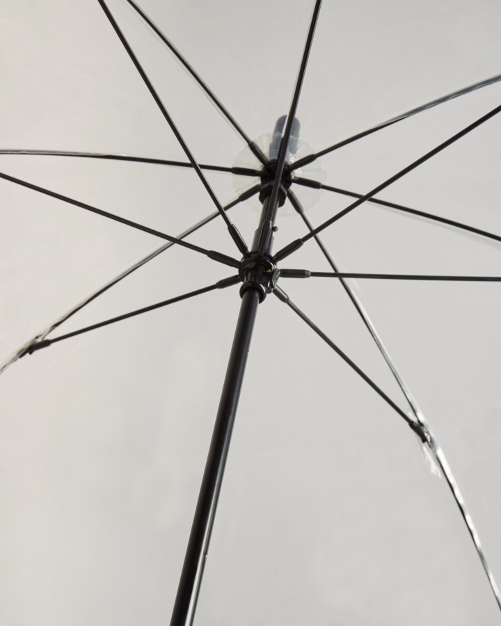 Hunter Moustache Bubble Umbrella Black