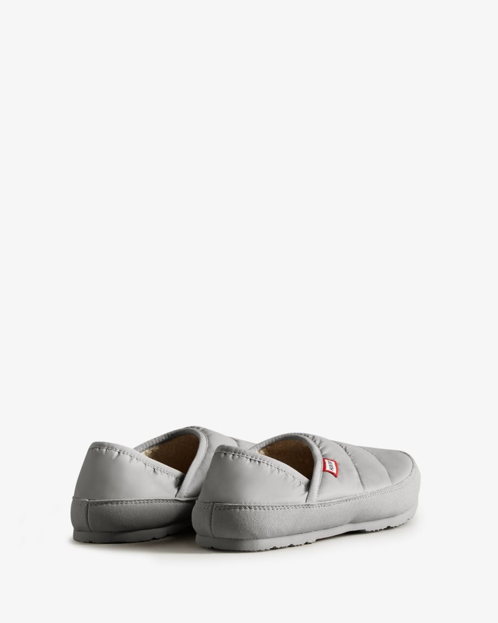 Hunter Women's Puffer Slipper Tundra Grey