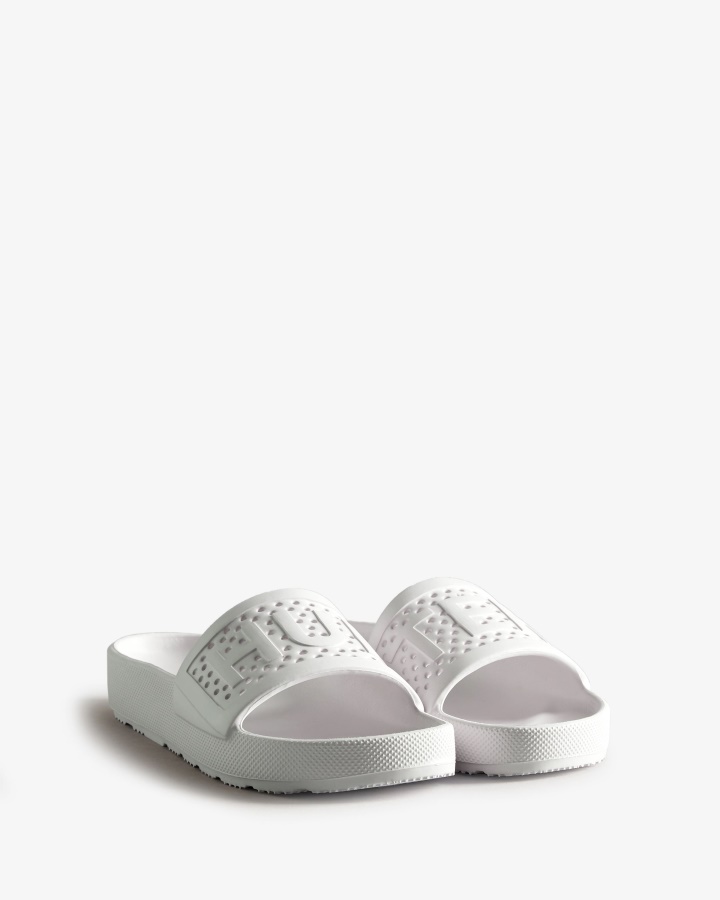Hunter Women's Lightweight Moulded Sliders White