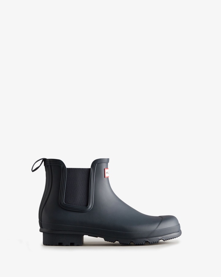 Hunter Men's Original Chelsea Boots Navy
