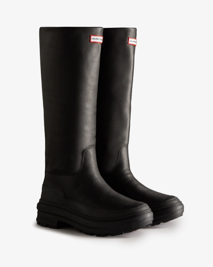Hunter Women's Killing Eve Tall Chasing Boot Black