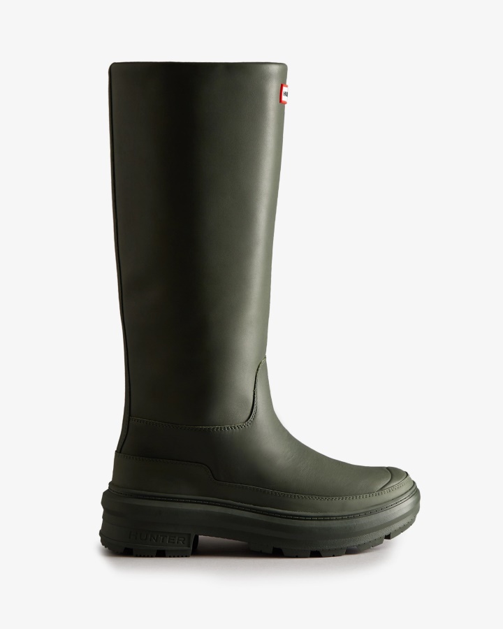Hunter Women's Killing Eve Tall Chasing Boot Olive