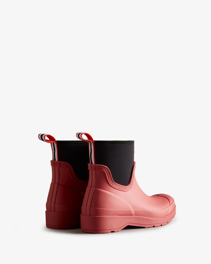 Hunter Women's Play Short Neoprene Rain Boots Glenmore Rose