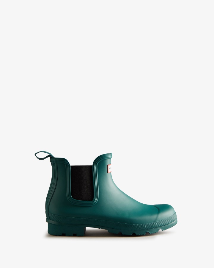 Hunter Men's Original Chelsea Boots Loch Awe Blue
