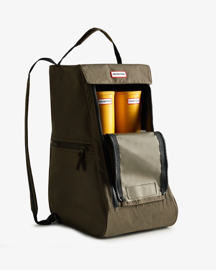 Hunter Tall Boot Bag Dark Olive