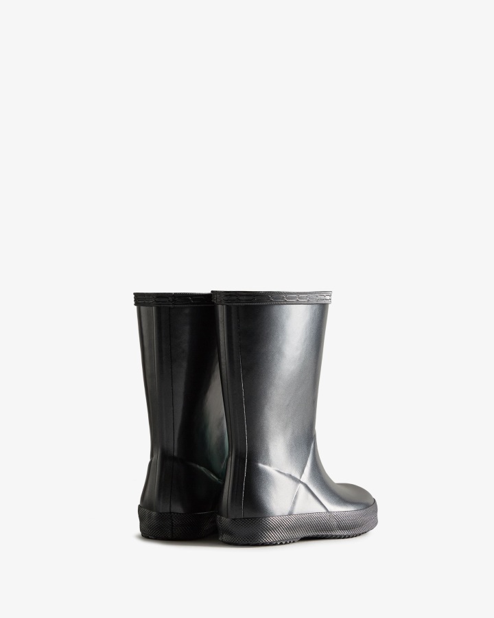 Hunter Kids First (18 Months-8 Years) Nebula Rain Boots Black