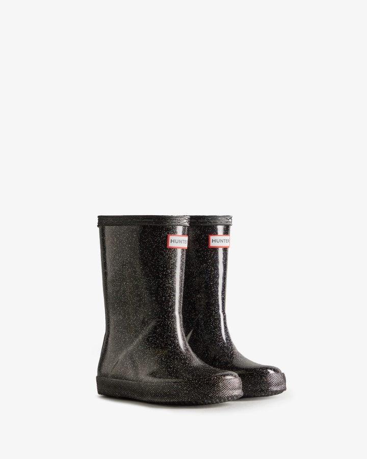 Hunter Kids First (18 Months-8 Years) Starcloud Rain Boots Black Multi