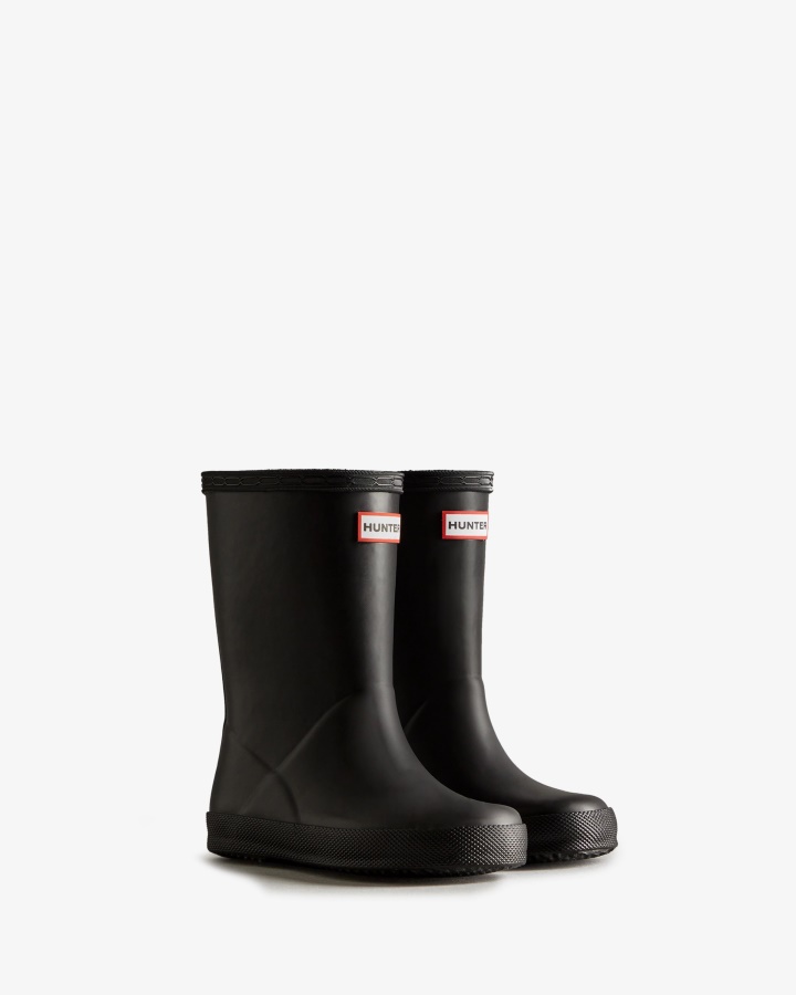 Hunter Original Kids First (18 Months-8 Years) Rain Boots Black