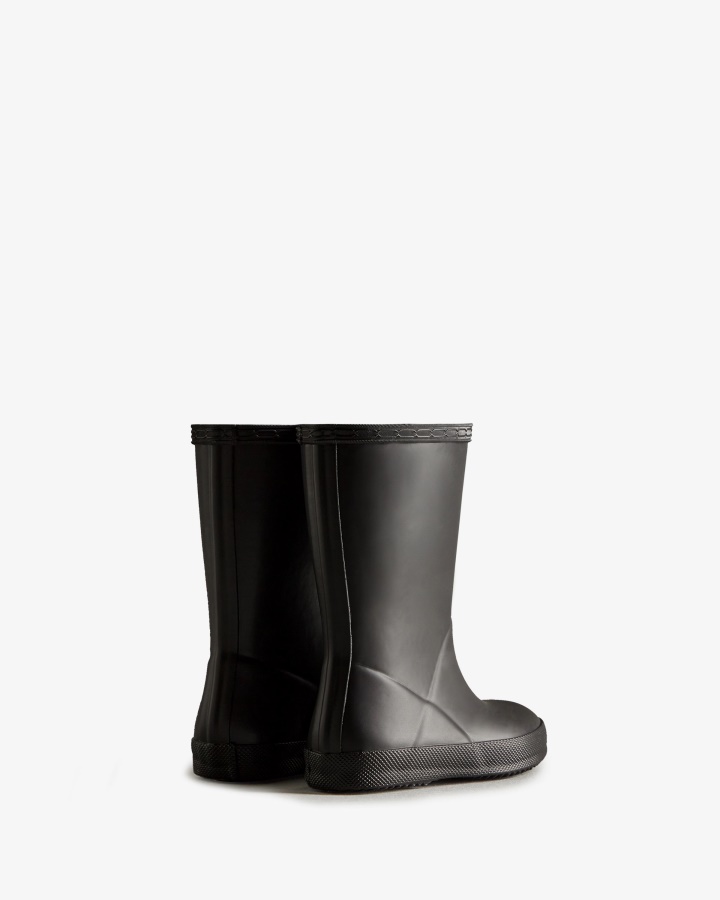 Hunter Original Kids First (18 Months-8 Years) Rain Boots Black